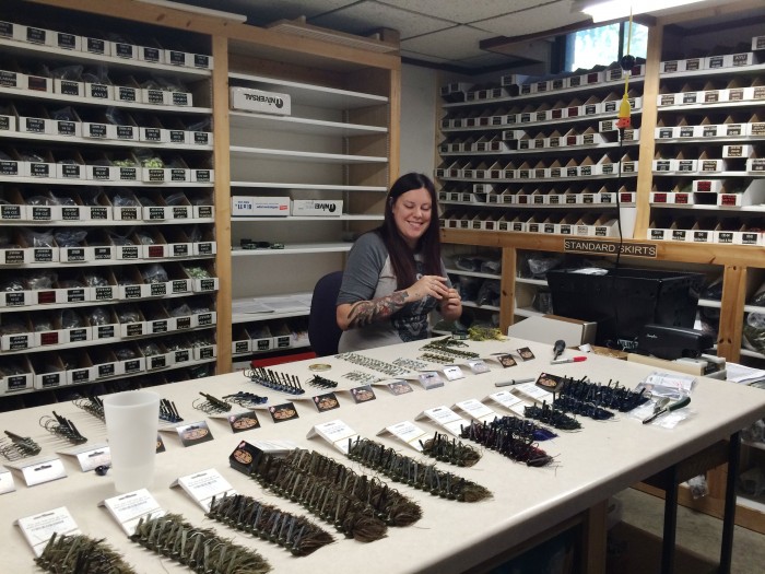 Jig room in the Demeraths basement