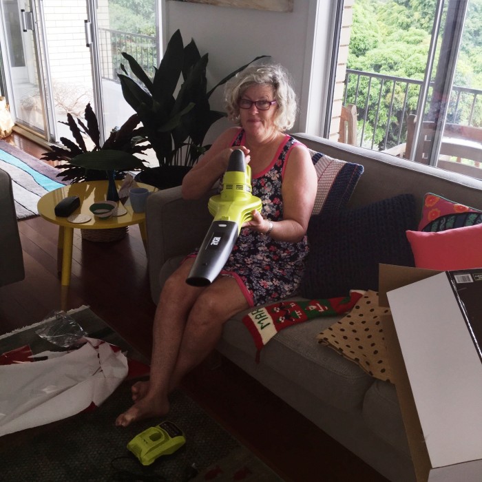 Margie's leaf blower!