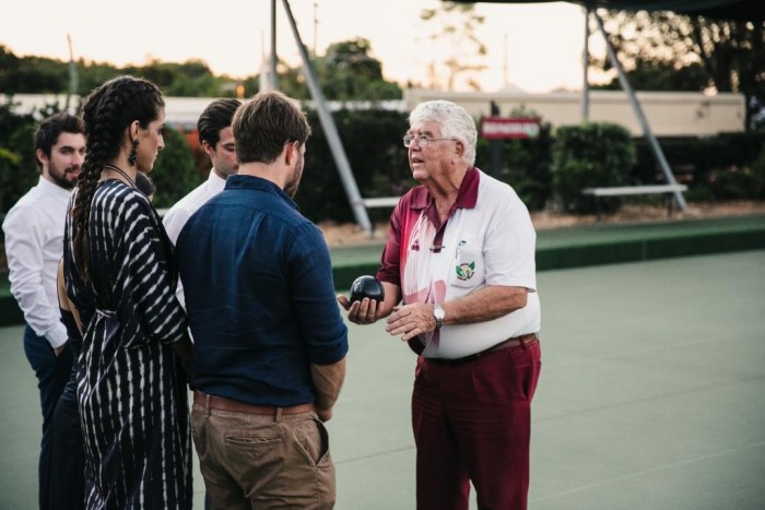 getting instruction from the experts