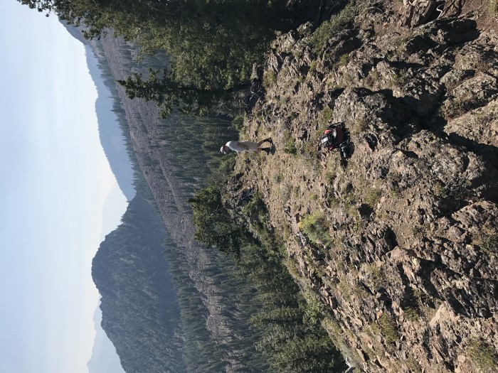 The day before the eclipse we took a hike to scout viewing spots.