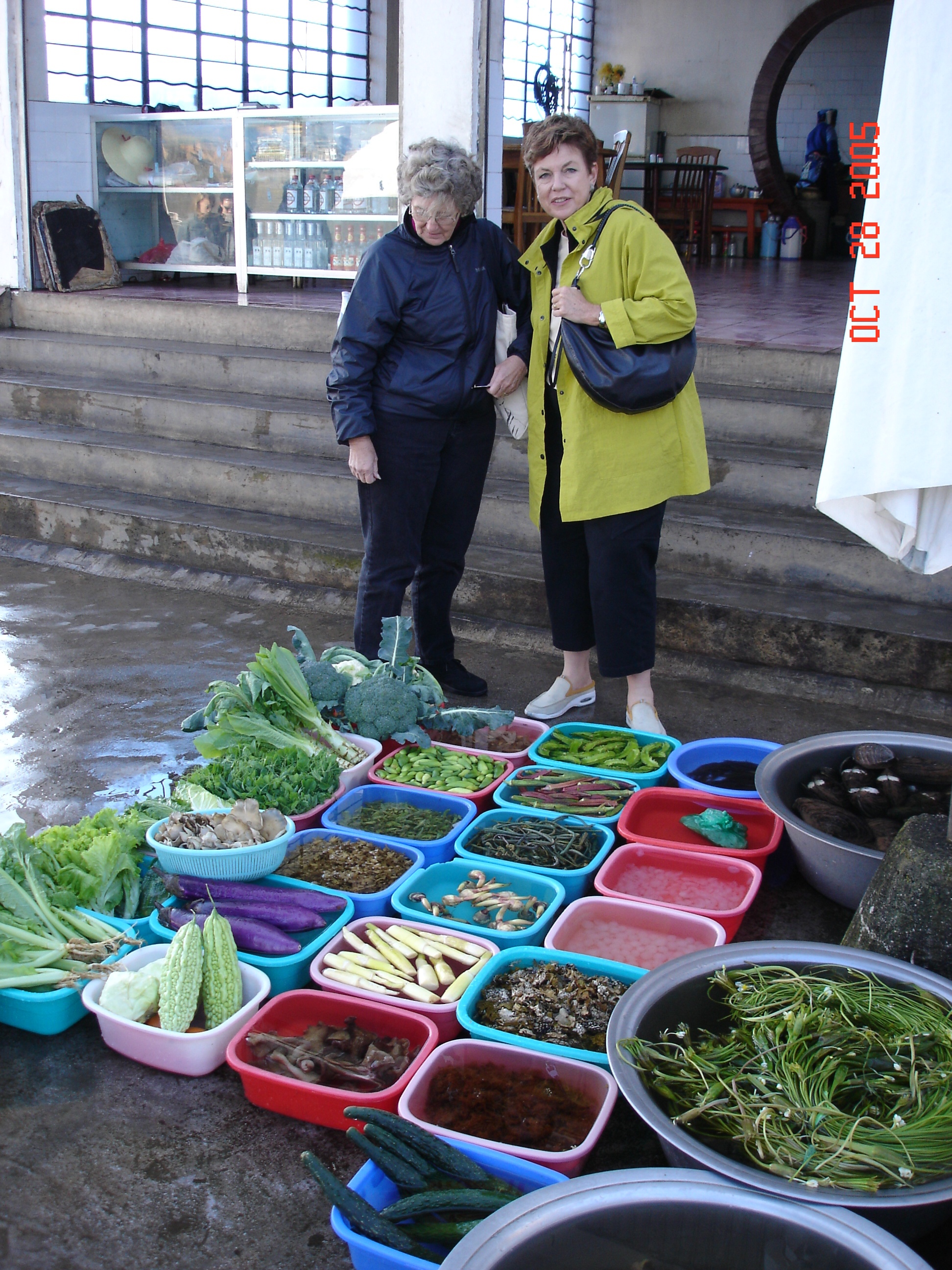 Vegies at a market in Dali.  Val Chinn set up the trip for us!