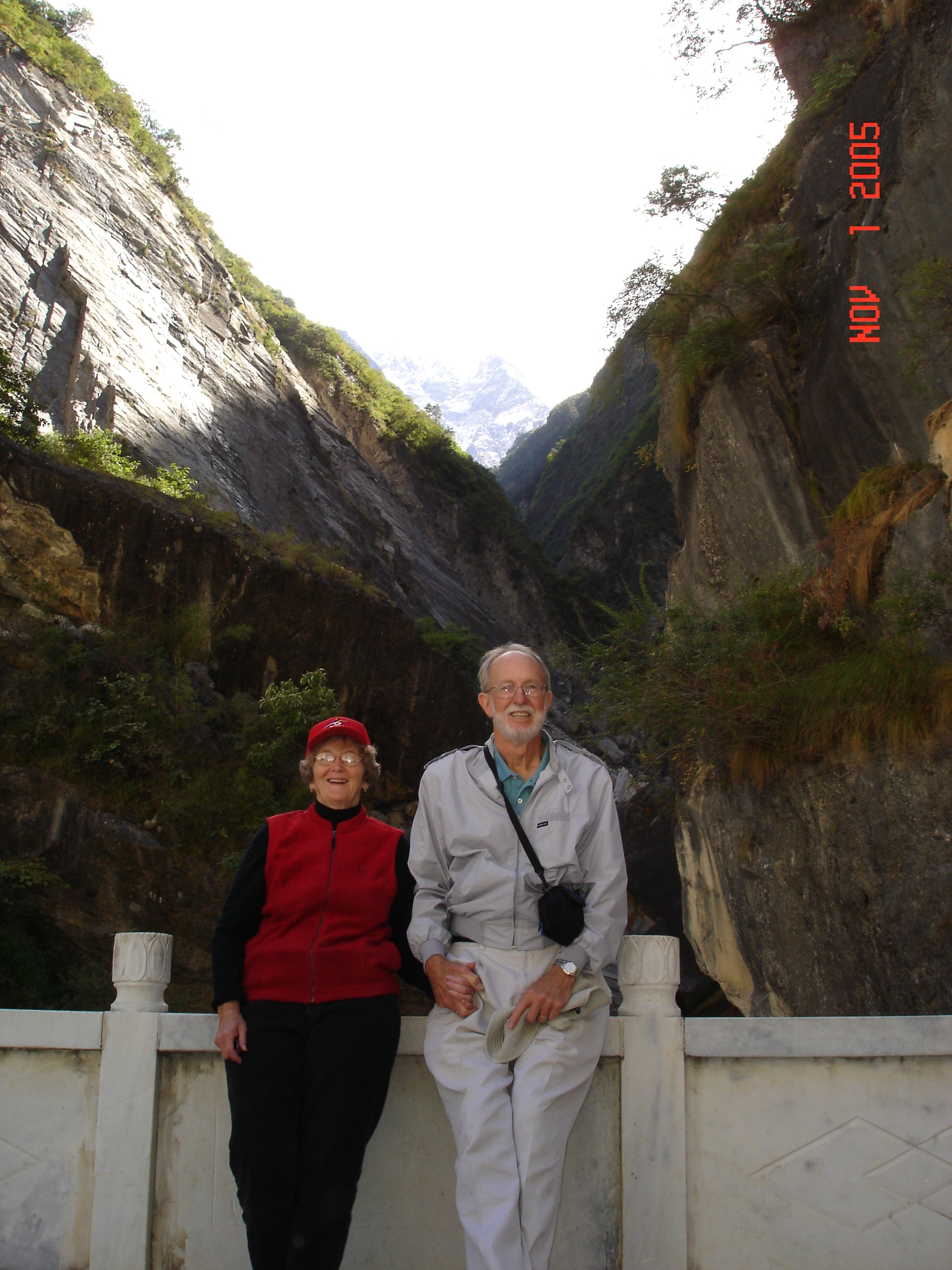 This was near Leaping Tiger Gorge, where a tiger is supposed to have leaped the Yangtze