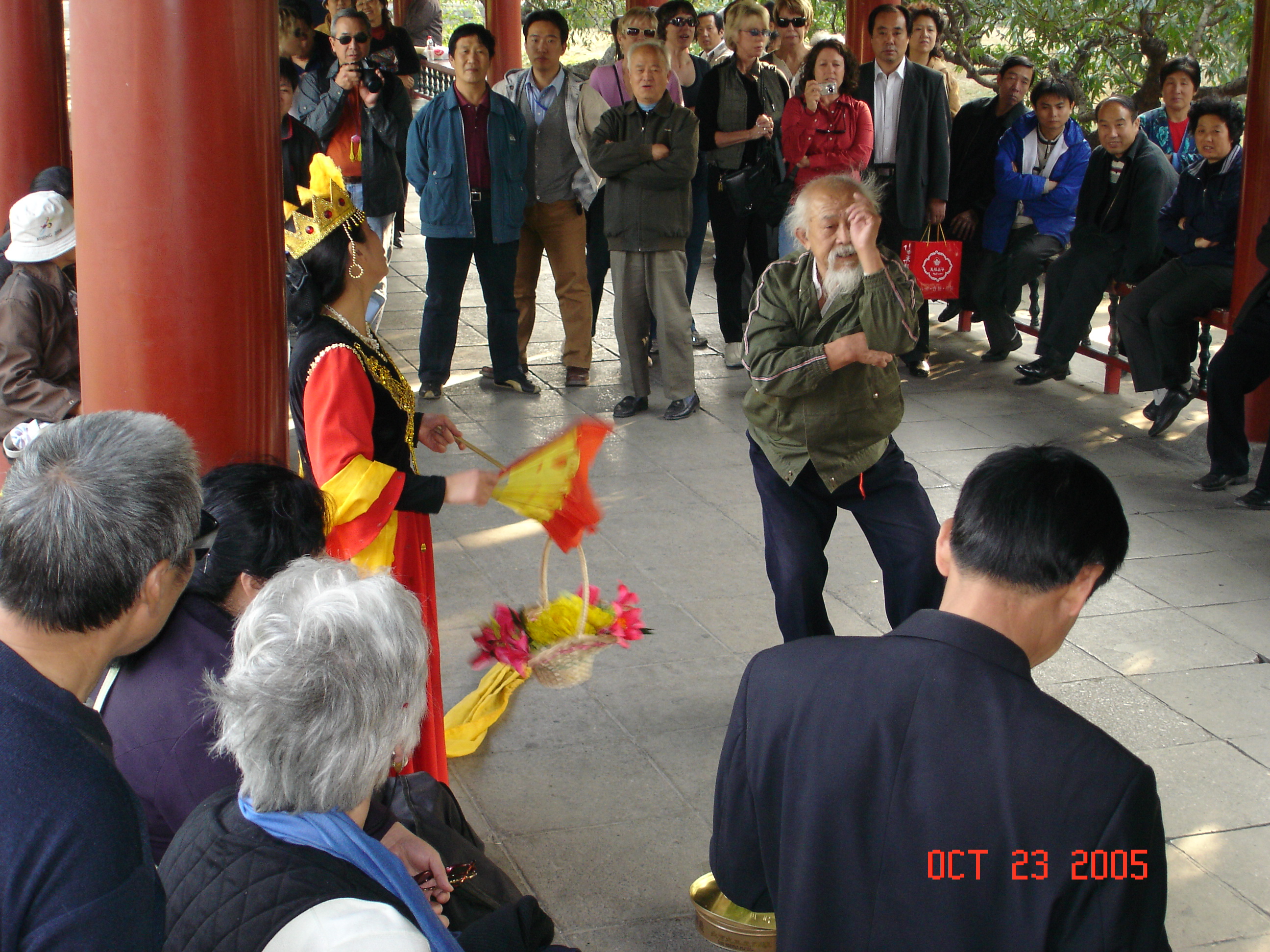 People came to the Temple of Heaven grounds every day to dance, sing, play cards, and hang out.  It was a real peoples park.