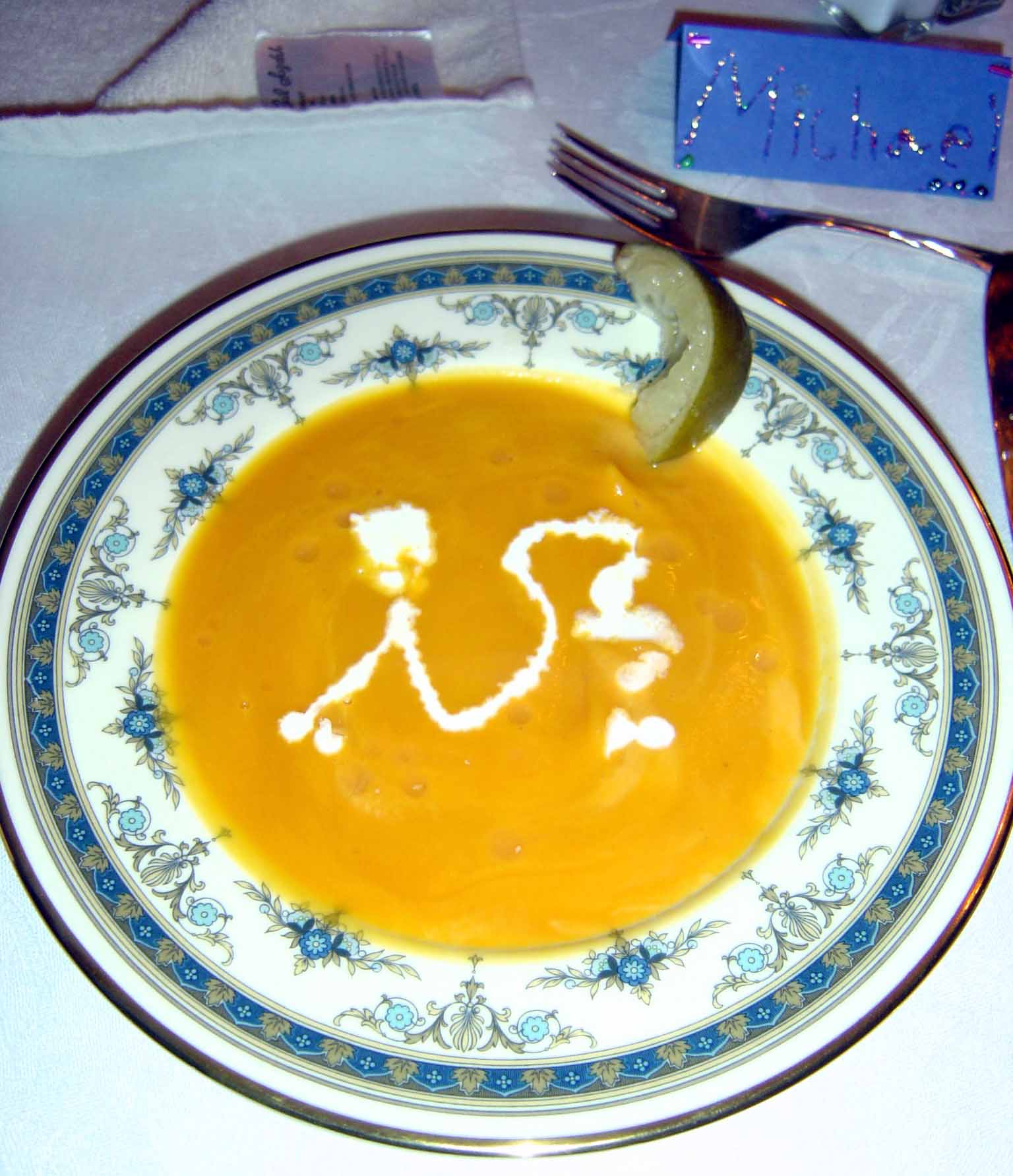 Sweet potato soup - I want to get a copy of this recipe