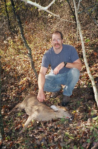 Jason's first deer with a bow.