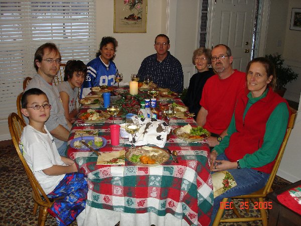 Our Christmas Dinner, 2005