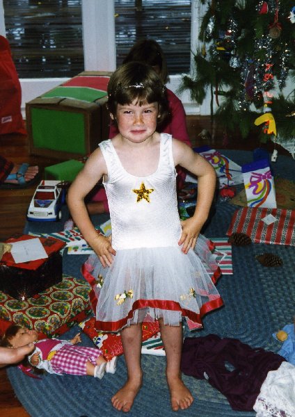 We remember how happy you were to get a Fairy dress at Christmas.