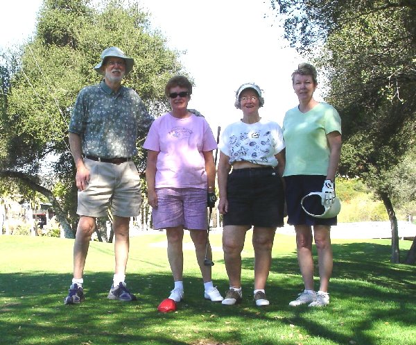 The golfers.  Played three times, for fun!