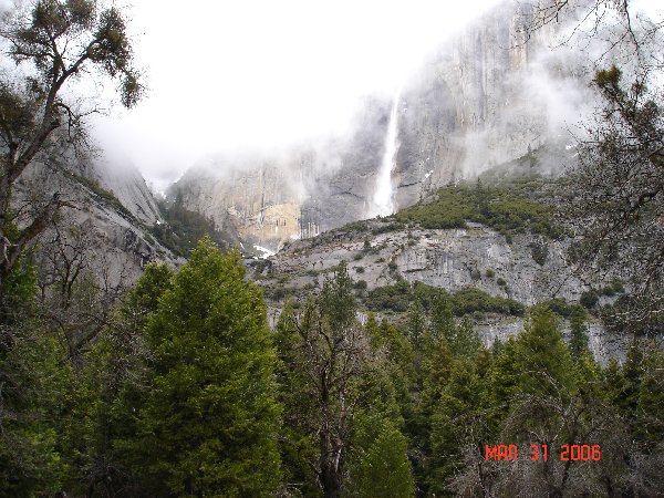 This upper Yosemite Falls.  We could see this from our Hotel room.