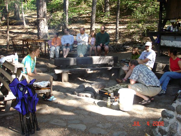 We ate well every day, beginning with a late breakfast.