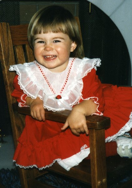 What a pretty dress, and a prettier smile!