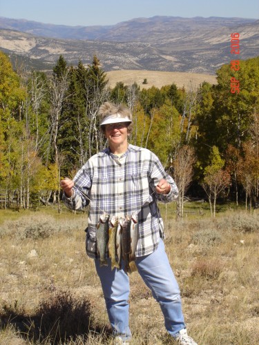 This is an '06 photo, but the fish were just as big and even more of them!