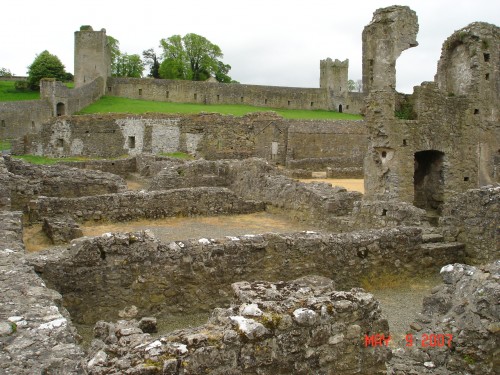 This is a 12th century Norman fortified village at Kells, south of Kilkenney.  The walls and towers are in perfect condition, but the church, castle and other buildings are partially in ruins.  Restoration is in progress and this will be an outstanding place to visit.