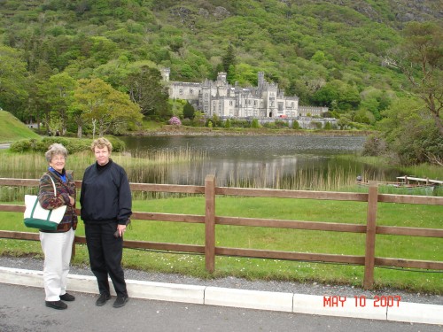 We went out to Connemarra, west of Galway, where friends from Australia live.  Very rocky country, wet and misty as the west coast should be!  Kylemore Abby is a 19th century estate built by a Liverpool industrialist and now a Benedictine Nunnery and girls school.  It has great formal and market gardens and the building is open to show off the grand furniture, pictures, etc.