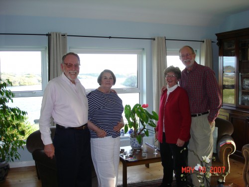 Leo and Eileen worked for Kennecott in Cairns when we were in Brisbane.  They are Irish and retired to Clifden in Connemarra after moving around the world a few times.  We spent a very fine evening with them at their home some 10 km south of Clifden.