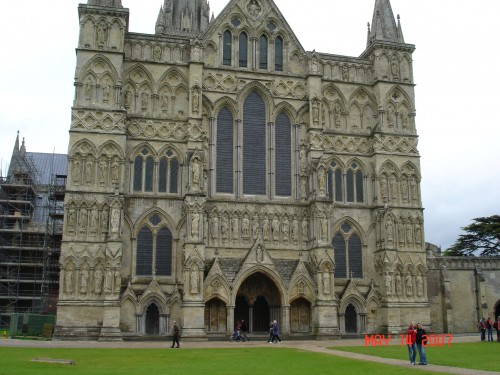 The West Front with all the Saints, each with the symbol of their mission so that they are all identifiable!