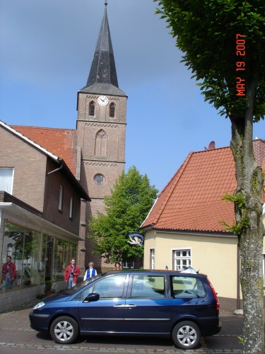 The Church of St. Antonius (built 14th century) is central to a circle of shops and houses, and it appears all have had some post WWII renovation.  An old man was at the church and gave us a tour - lots of 17th and18th century &quot;things&quot; inside.